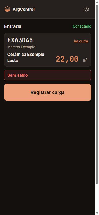 Cliente sem saldo: o selo fica vermelho.